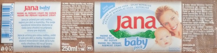 Croatia - Jana baby 250ml