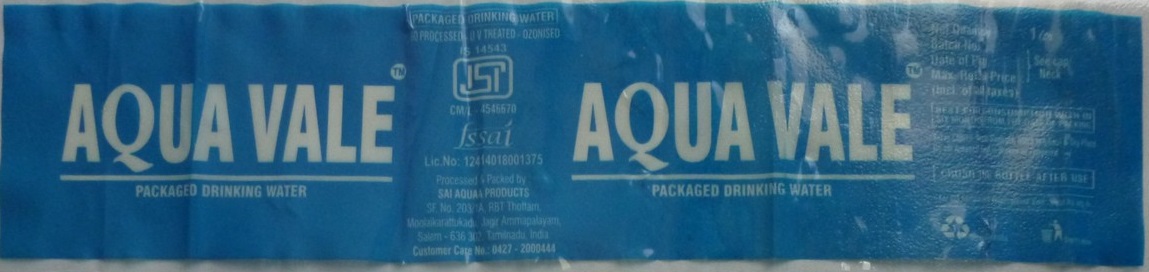 India - Aqua Vale 1 l