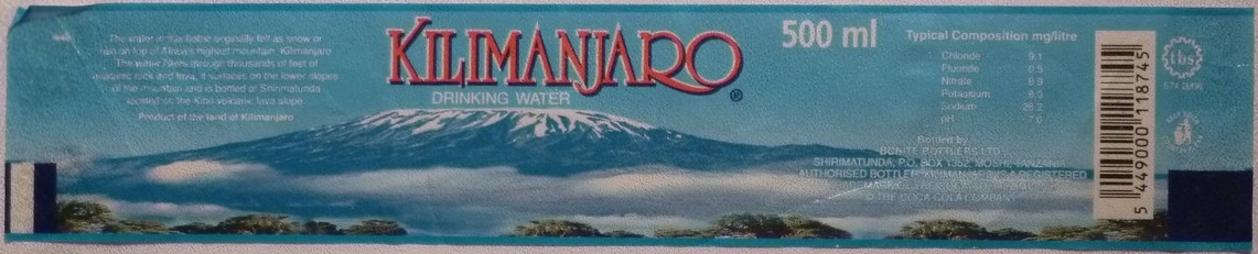 Tanzania - Kilimanjaro 500ml